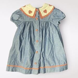 Bonnie‎ Jean Vintage Buttoned Heart Dress Size 4T